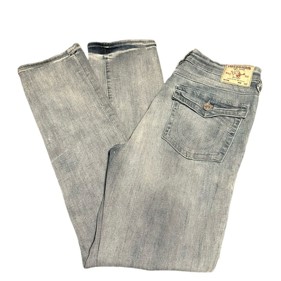 True Religion BILLIE MID RISE STRAIGHT Size 33 - Picture 3 of 8